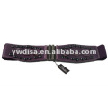 Elastic Stretch Belt Purple With Gun Metal Buckle